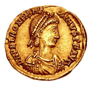 Flavius Petronius Maximus coin