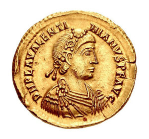 Flavius Placidus Valentinianus - "Valentinian III" coin
