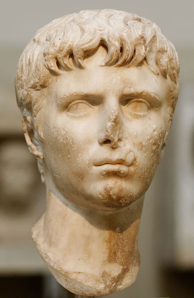 Young Gaius Julius Caesar Bust