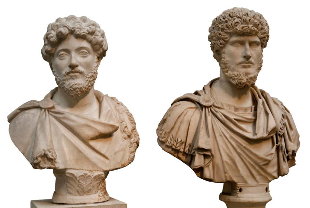 Co Emperors Marcus Aurelius and Lucius Verus