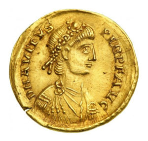 Marcus Maecilius Flavius Eparchius Avitus coin