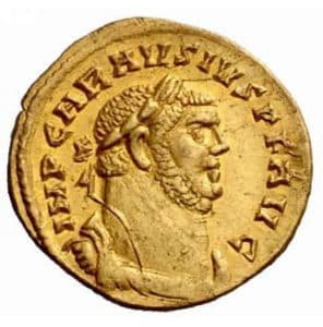 Mausaeus Carausius Coin