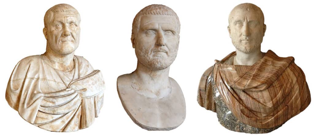 Maximinus Thrax and Gordian I and Gordian II