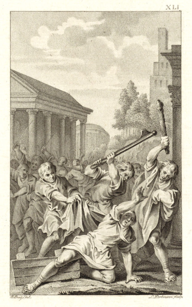 The death of Tiberius Gracchus