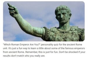 Which Roman Emperor Are You?