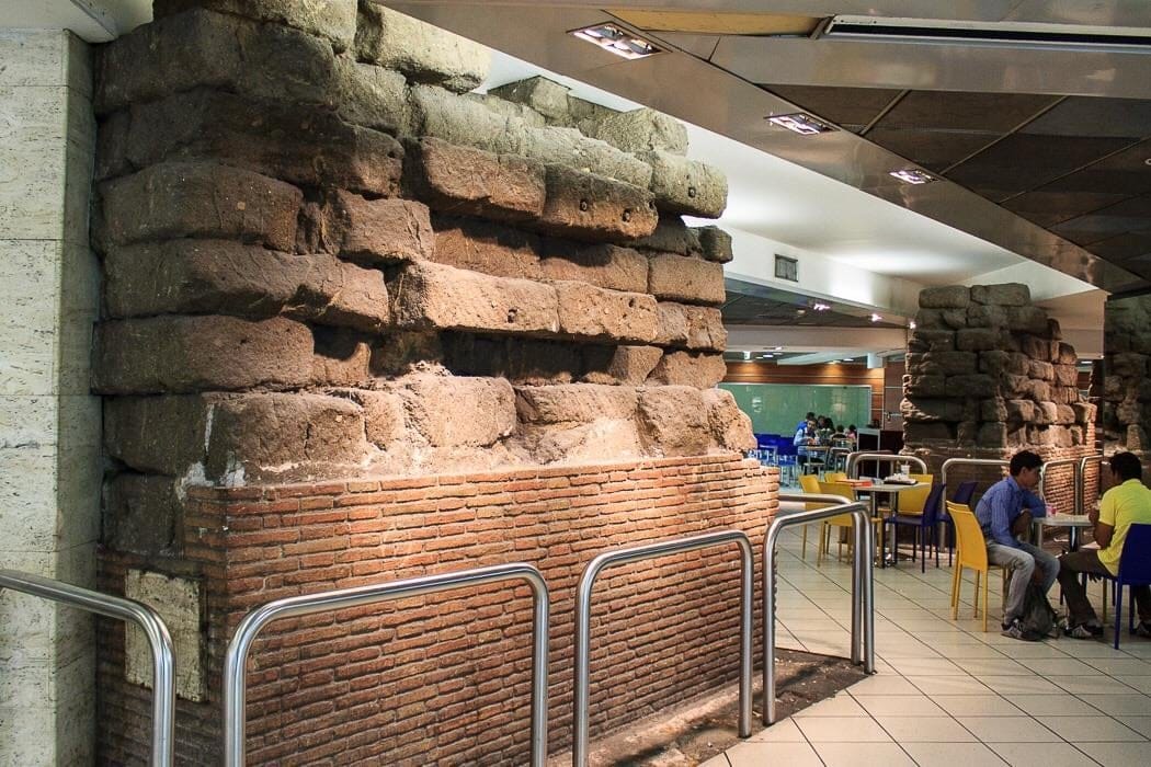 A Blend of Ancient and Modern: The 2500-Year-Old Servian Wall Inside a McDonald's in Roma Termini Station