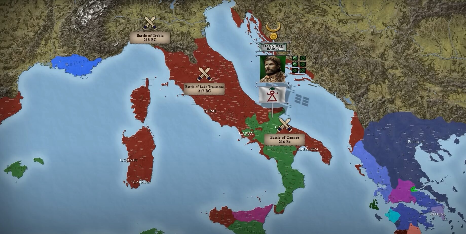 Battle of Tarentum 212 BC – Hannibal’s Campaign in Italy